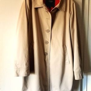 Coach never worn tan walking jacket